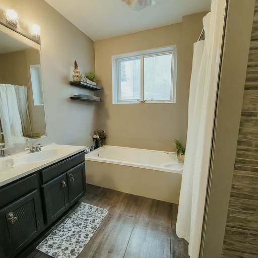 Beautifully remodeled modern bathroom Cincinnati, Oh