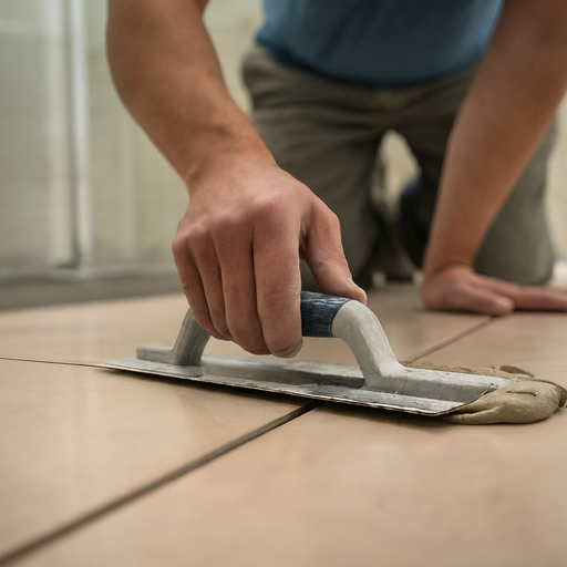 Flooring Contractor fixing Cincinnati bathroom